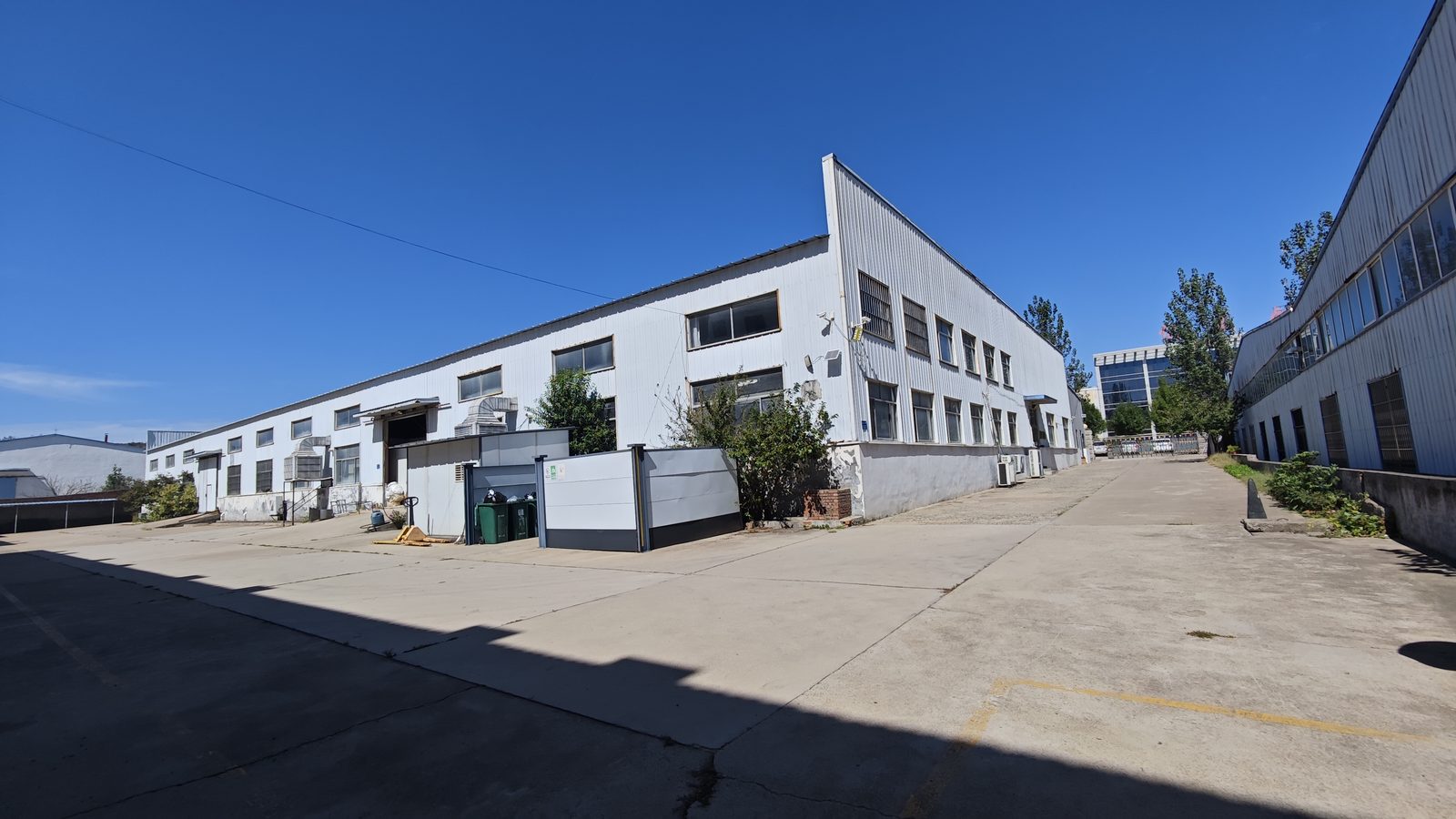 SHANYUAN busbar factory yard in Rizhao, Shandong where raw copper coils and film rolls are received