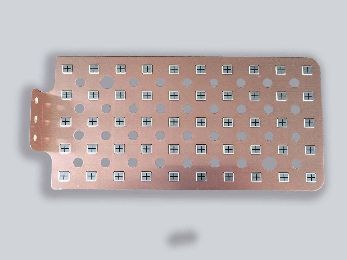 SHANYUAN power electronics laminated busbar with solder-pad layout and mounting holes