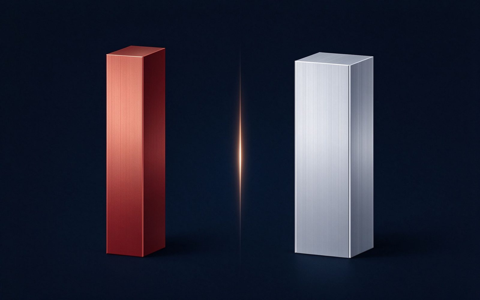 Diagram comparing cross-sections of copper and aluminum conductors